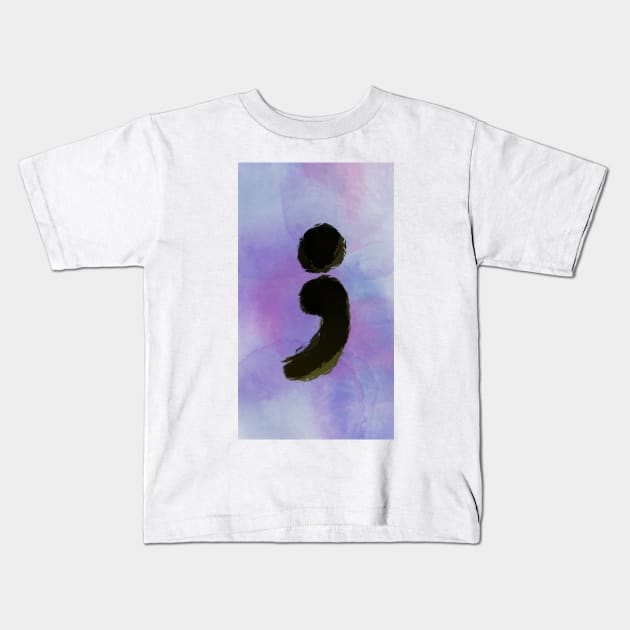 Semicolon Kids T-Shirt by neetaujla